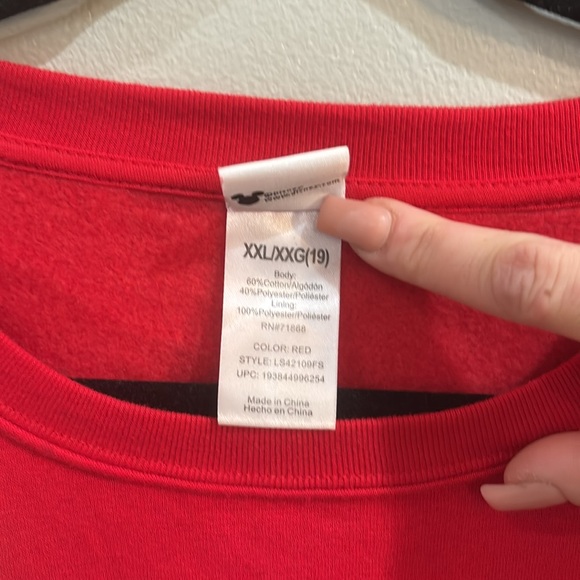 light up mickey mouse christmas crewneck sweater - Picture 3 of 5